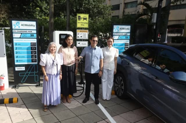 ACMobility opens Manila’s first EV charging hub, to build two more in city hospitals image
